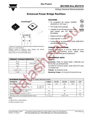 BU1006-E3/51 datasheet  